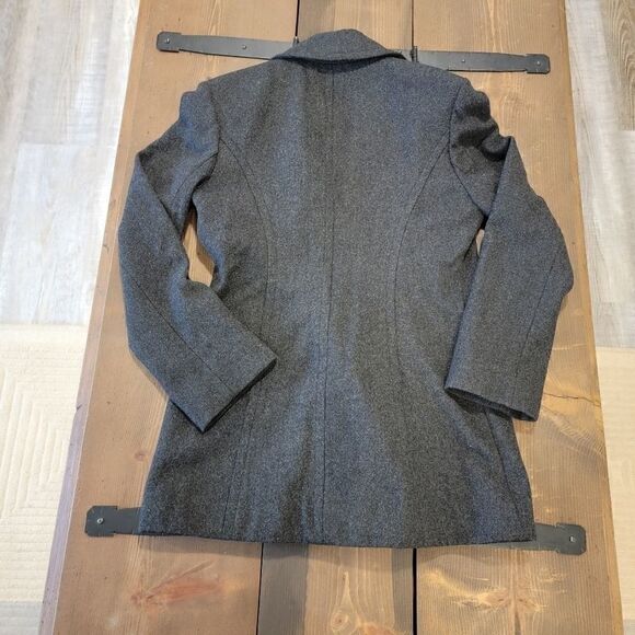 Jason Kole Double-Breasted Pea Coat Gray Size L - Picture 3 of 6